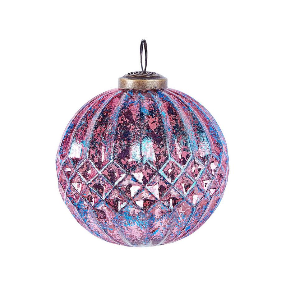 Beliani  Weihnachtskugel 6er Set aus Glas Klassisch ASTRAL 