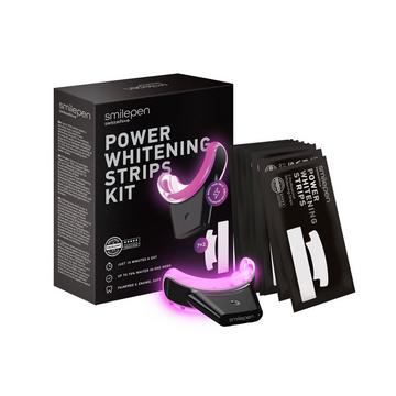 Kit Power Whitening Strips - Des dents blanches immédiatement après une application - Jusqu'à 70% plus blanches en 5 jours - Smilepen