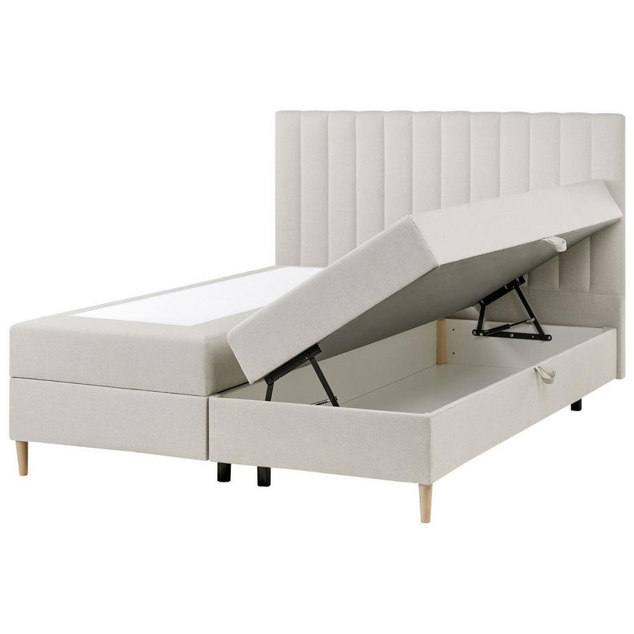 Lit boxspring avec rangement en Tissu  OFFICER