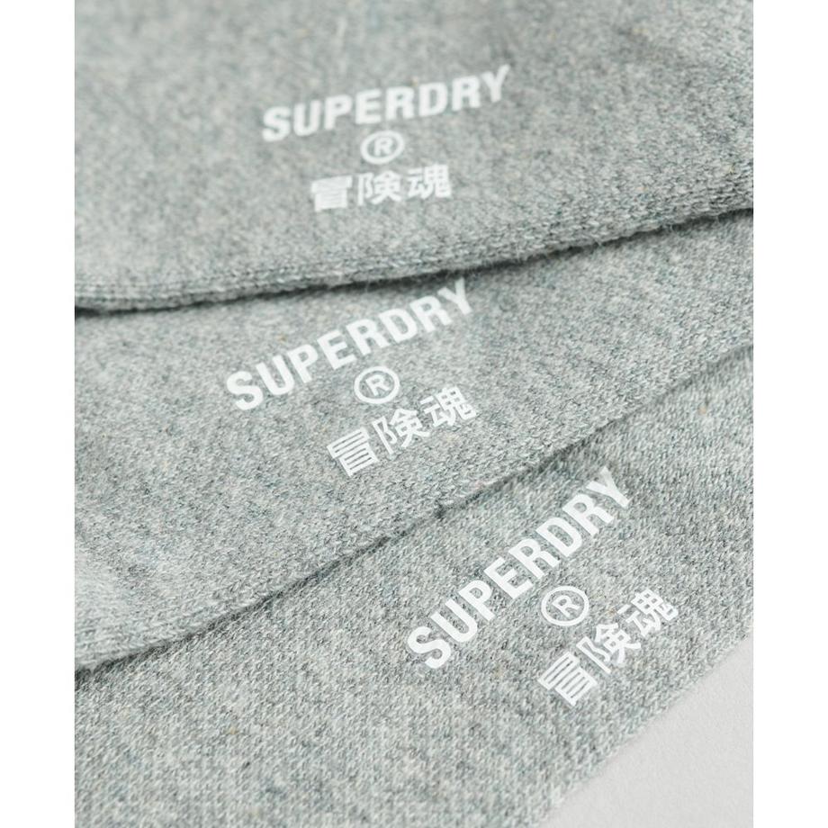 Superdry Bio-Baumwolle Sneakersocken 3er-Pack  