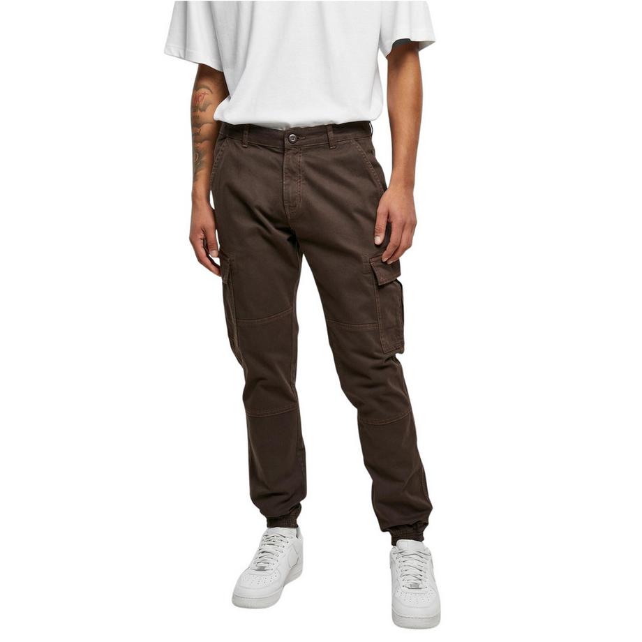 URBAN CLASSICS Washed Twill Cargo Pantalon  