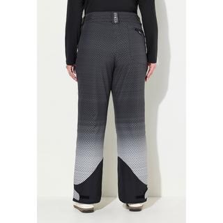 Ulla Popken  Pantalon de ski imperméable, pois, fermeture à scratch et jupe pare-neige 