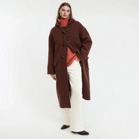 La Redoute Collections Dufflecoat Lungo con Cappuccio  
