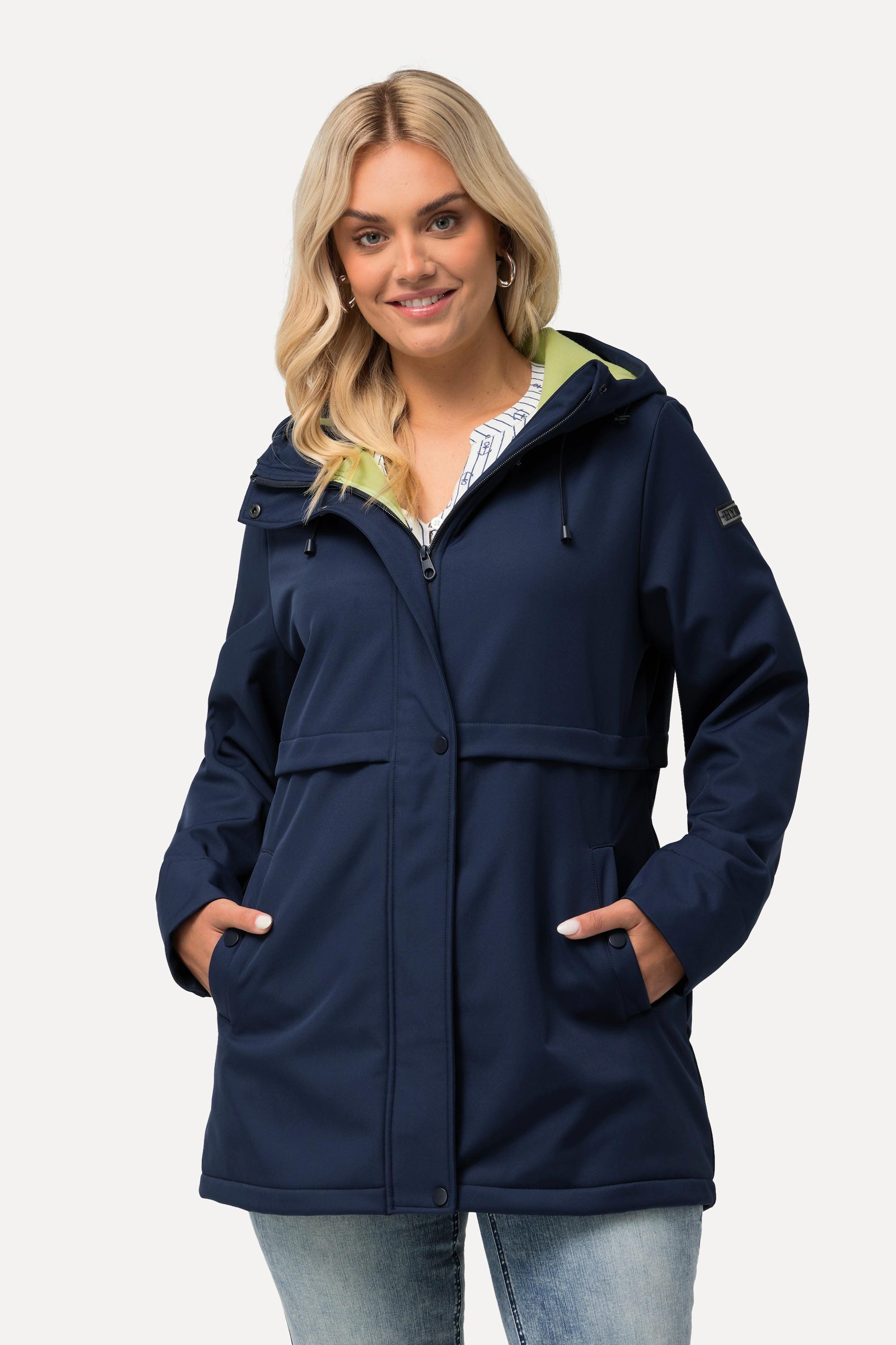 Ulla Popken  Giacca HYPRAR di softshell idrorepellente con fodera di pile 