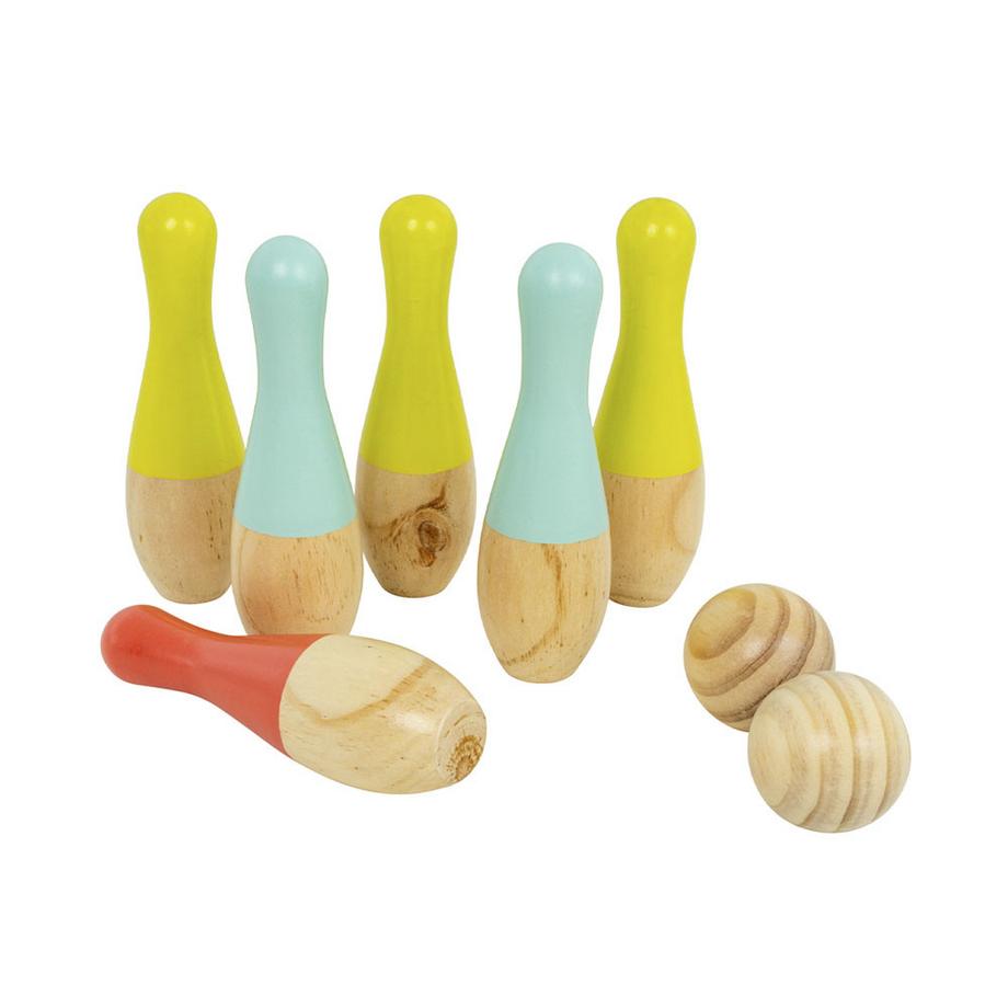 TP Toys  Holz Kegelset Outdoor FSC 