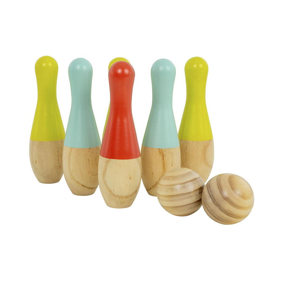 TP Toys  Holz Kegelset Outdoor FSC 