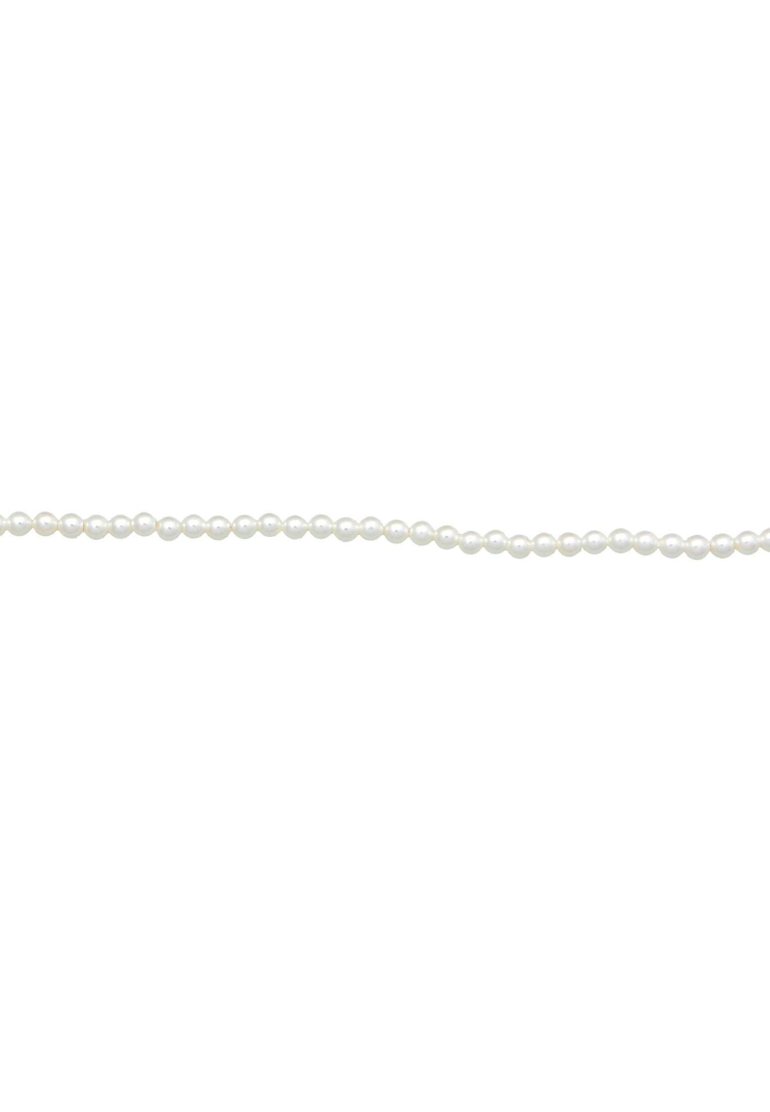 Elli  Halskette Choker Muschelkernperlen 925 Silber 