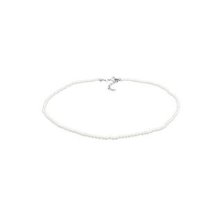 Elli  Halskette Choker Muschelkernperlen 925 Silber 