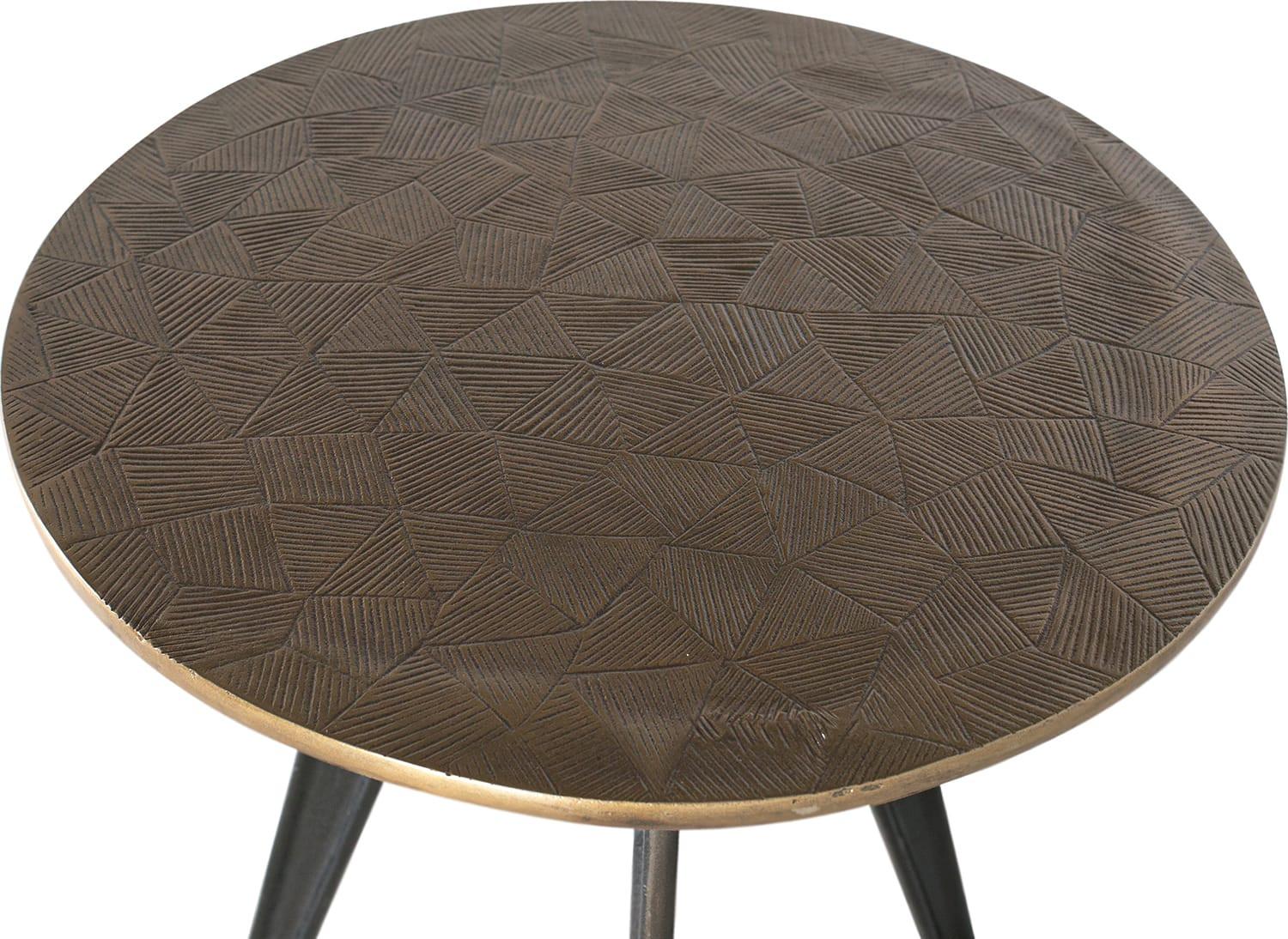 mutoni Table d'appoint bronze 55  