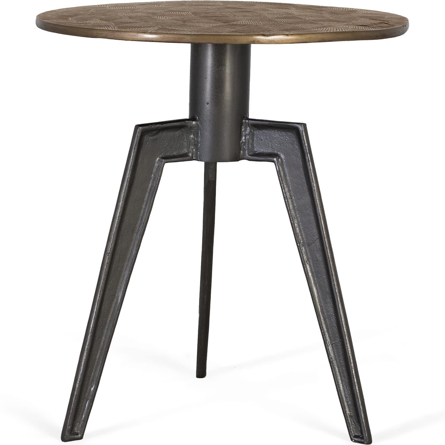 mutoni Table d&#039;appoint bronze 55  