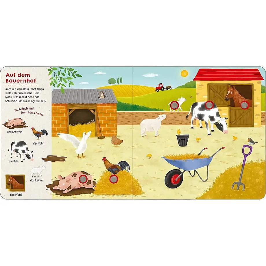 Such mal, hör mal! Bei den Tieren Barnard, Lucy (Illustrationen) Gebundene Ausgabe 