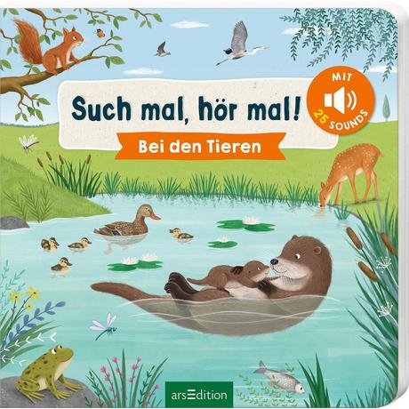 Such mal, hör mal! Bei den Tieren: Mit 25 Geräuschen Barnard, Lucy (Illustrationen) Copertina rigida 