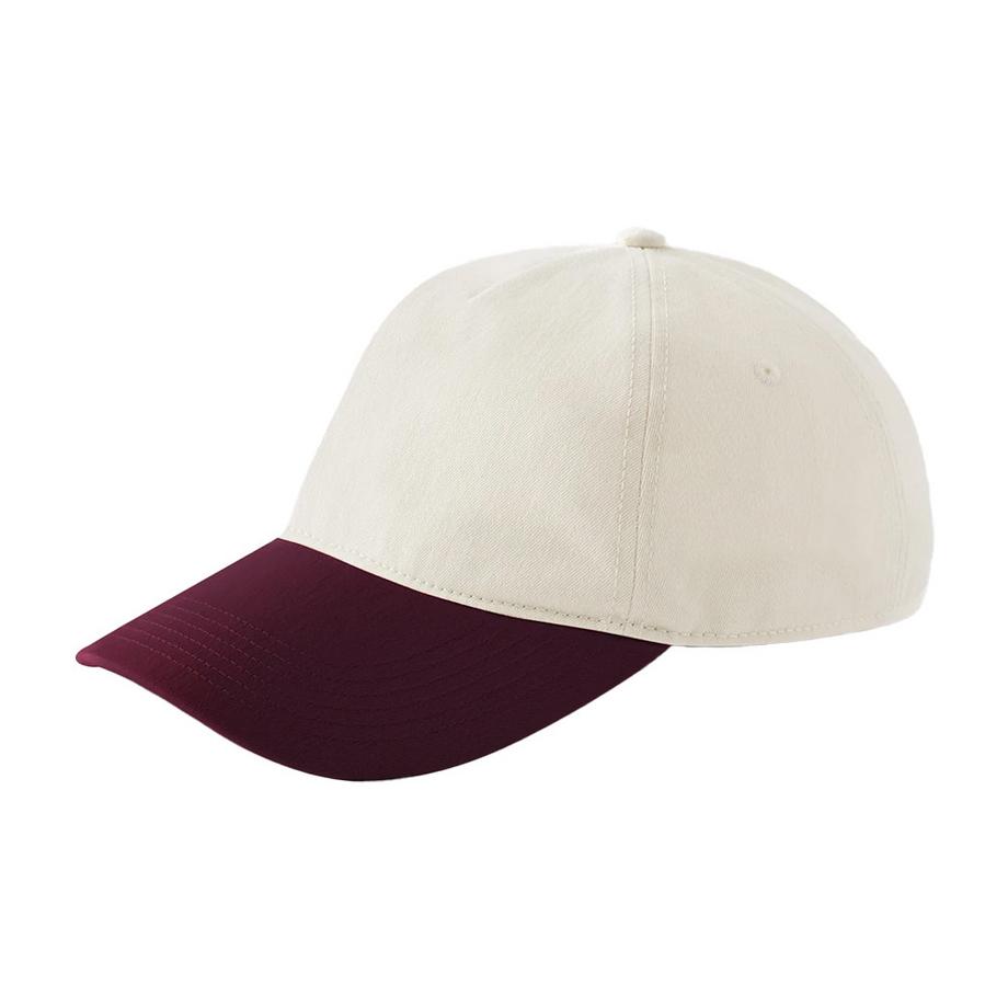Beechfield Leisure Baseballmütze mit Kontrastspitze  