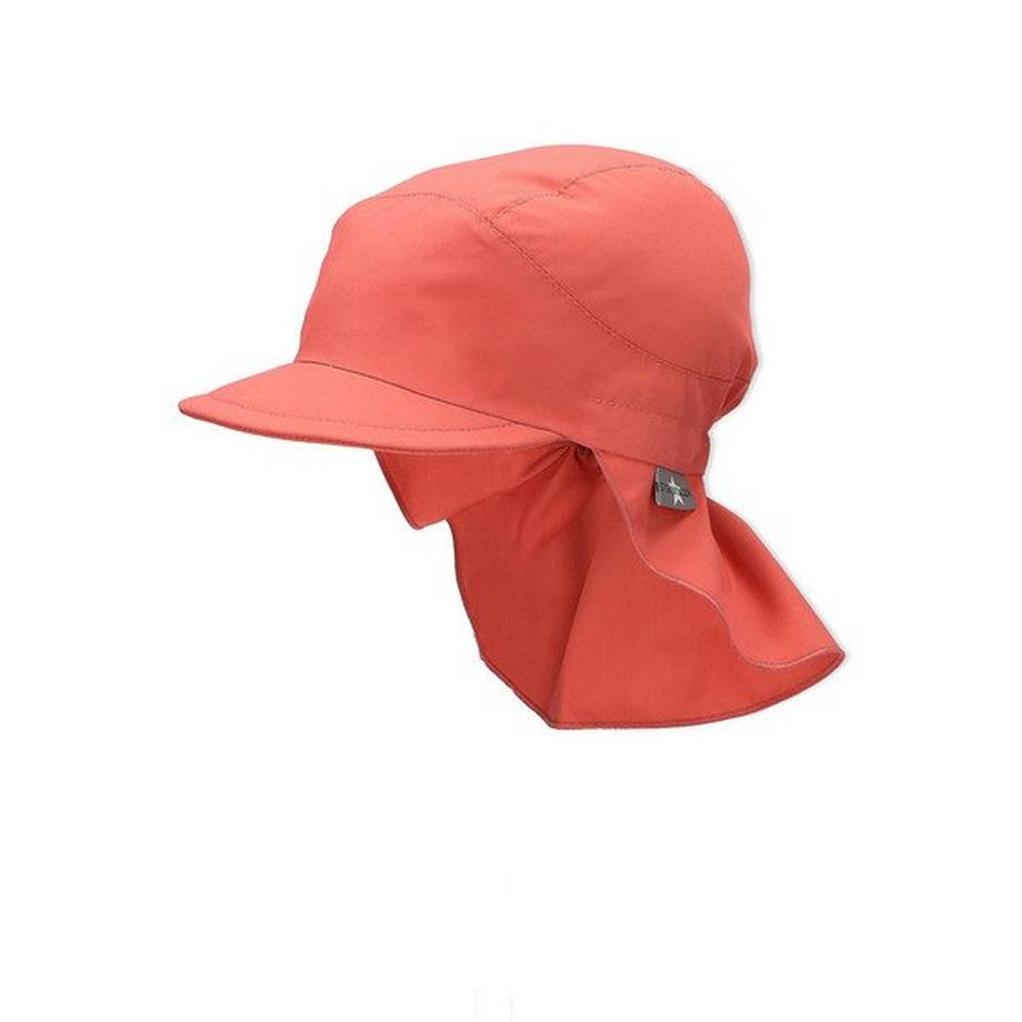 Mädchen Schirmmütze mit Nackenschutz rosa