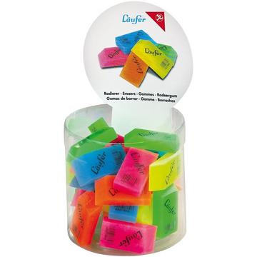 LÄUFER Radierer transluzent 11710 sortiert