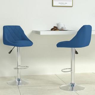 VidaXL Tabouret de bar velours  