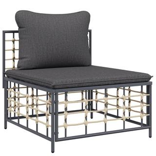 VidaXL Garten mittelsofa poly-rattan  