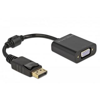 DeLock  DeLOCK Adattatore DisplayPort 1.2 maschio a VGA femmina nero 