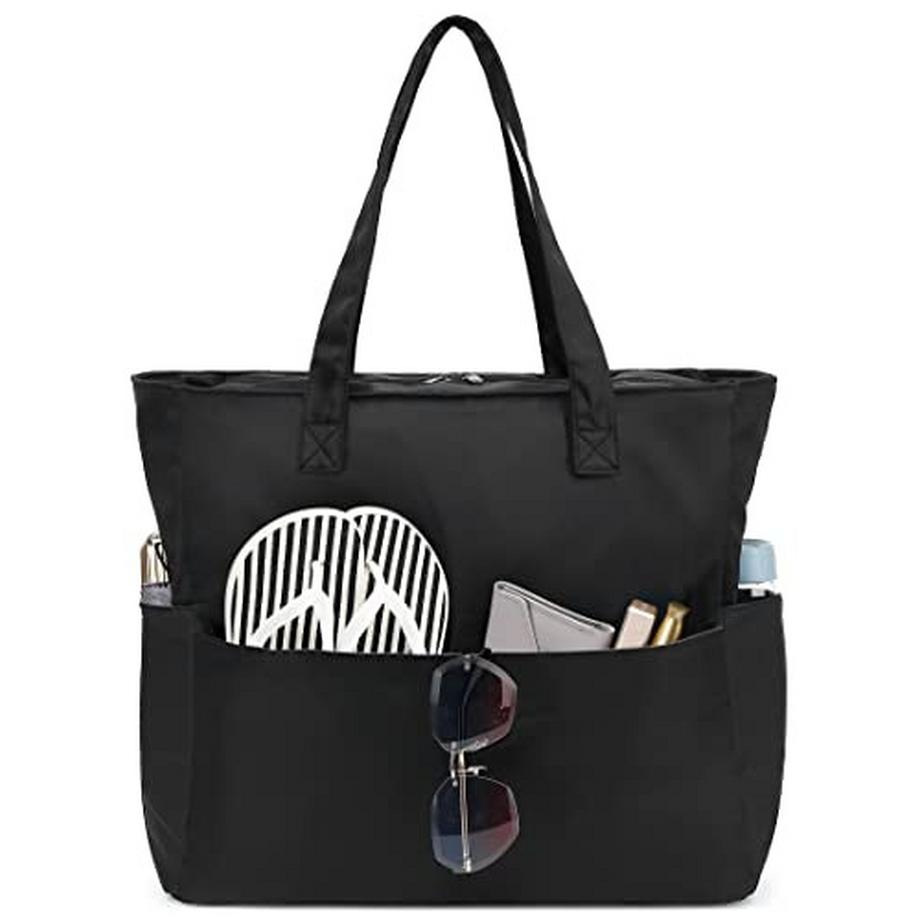 Only-bags.store Grand Sac Cabas Étanche à Bandoulière avec Fermeture Éclair  