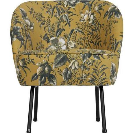 mutoni Fauteuil Vogue Velvet Poppy Mustard  