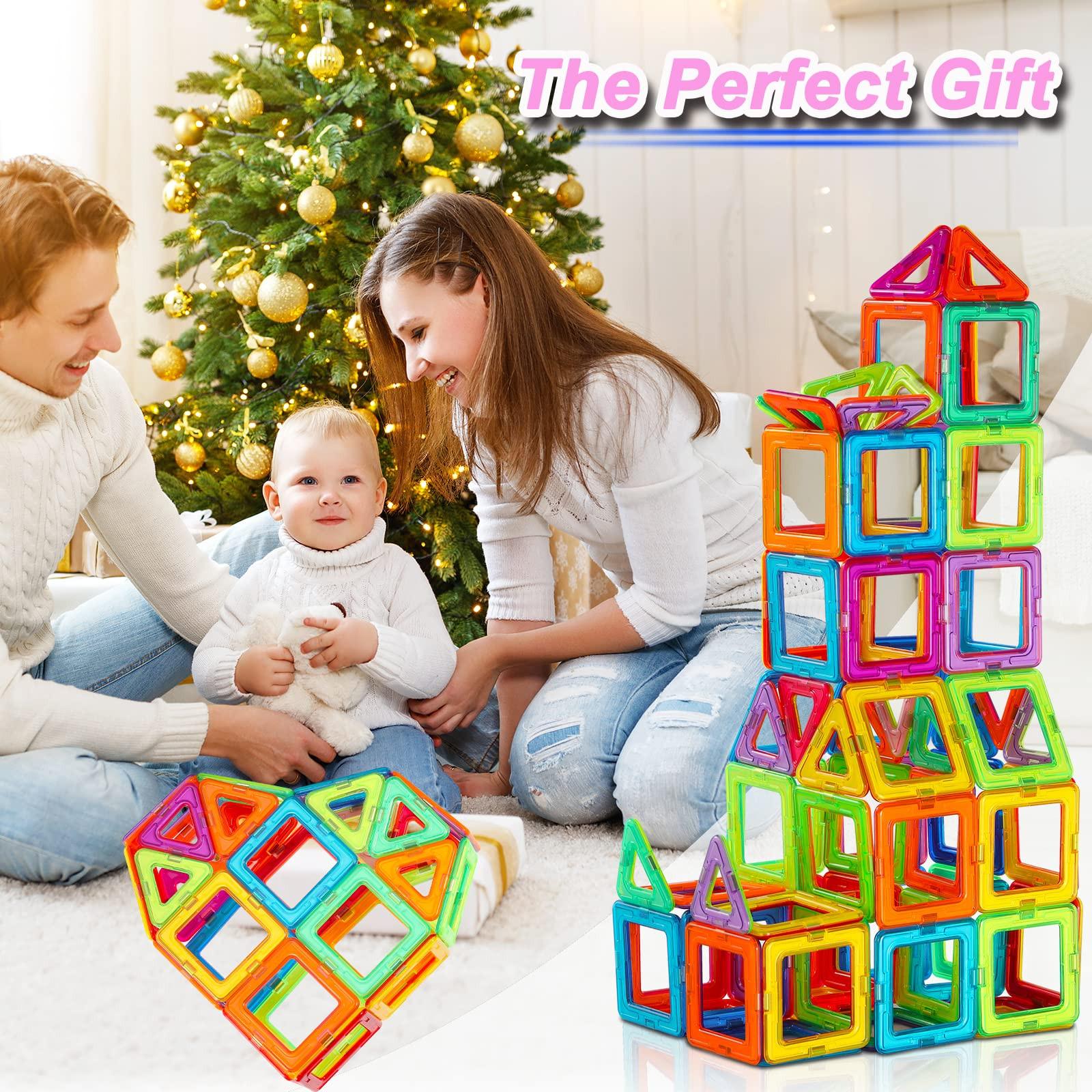 Activity-board  Blocs de construction magnétiques 38 pièces jouets magnétiques aimants enfants 