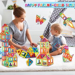 Activity-board  Blocs de construction magnétiques 38 pièces jouets magnétiques aimants enfants 