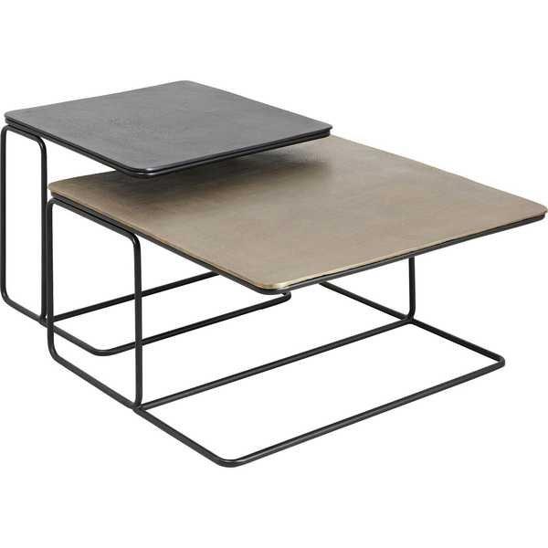 KARE Design Couchtisch Diego (2er-Set)  