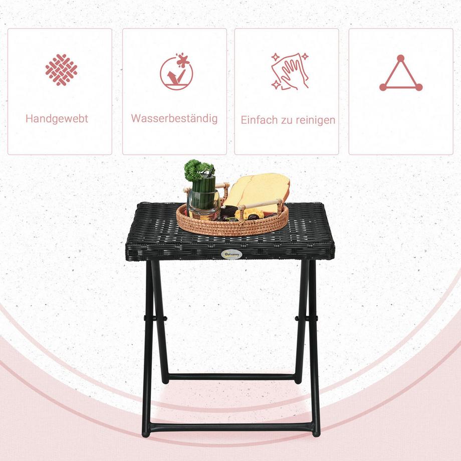 Outsunny table de balcon  