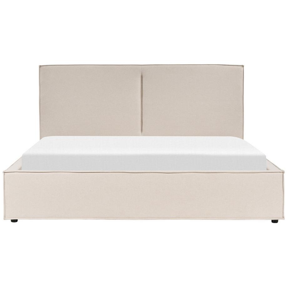 Beliani Letto contenitore en Tessuto Moderno MOISSAC  