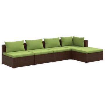 Garten-lounge-set poly-rattan