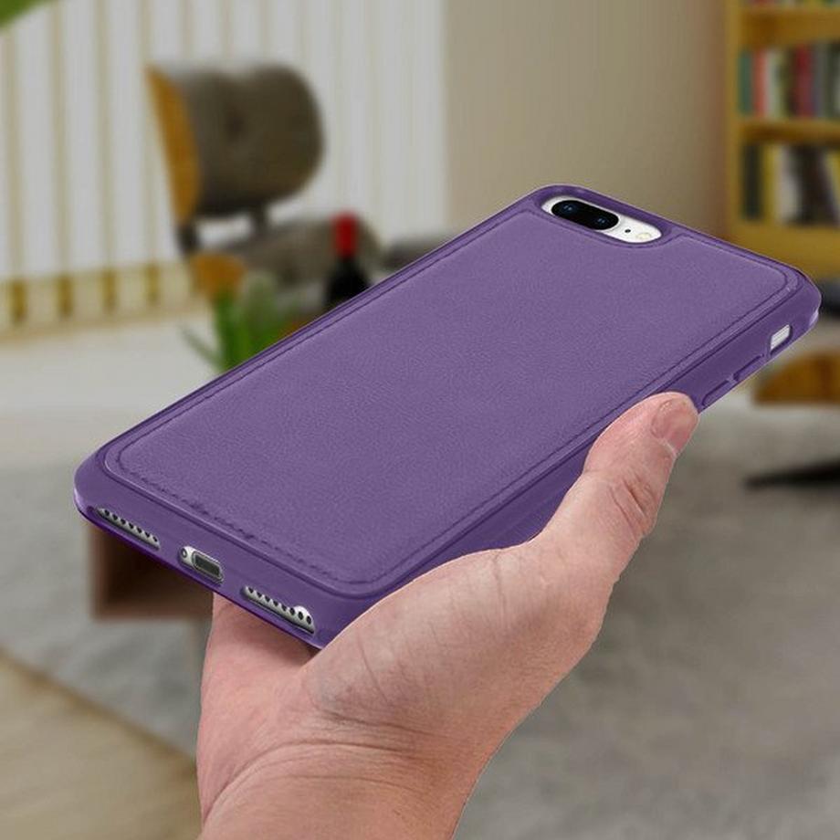 Avizar  Étui Folio Violet iPhone 8+/7+/6S+/6+ 