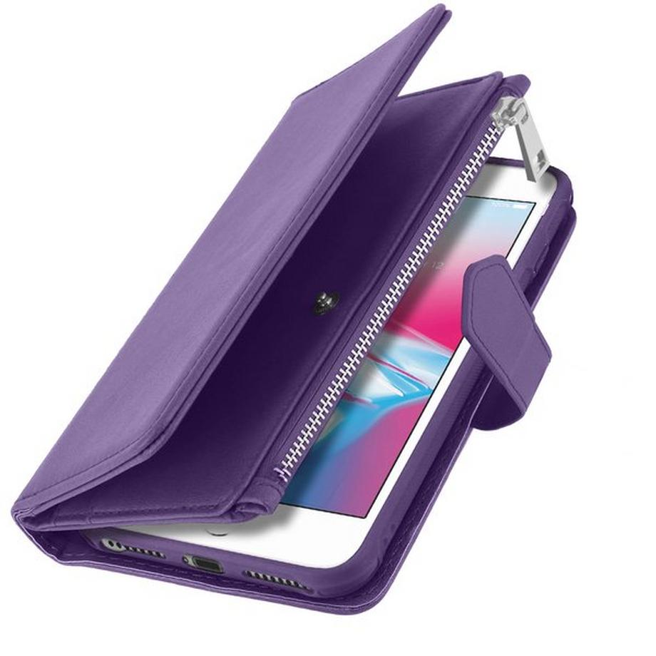 Avizar  Étui Folio Violet iPhone 8+/7+/6S+/6+ 