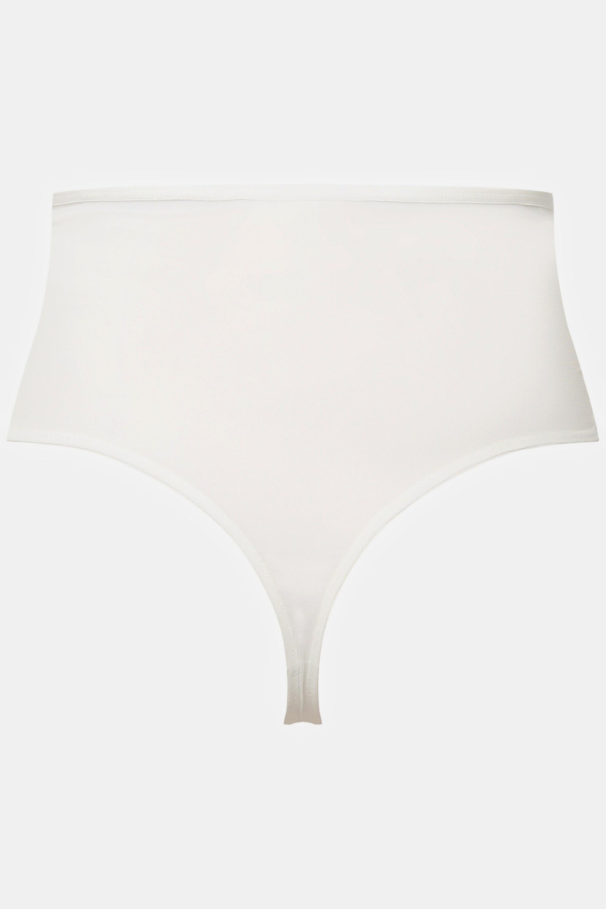 Ulla Popken  String-Panty, Spitze, T-String hinten, Ziersteine 