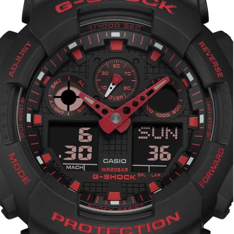 CASIO  G-Shock GA-100BNR-1AER Ignite Red Montre 