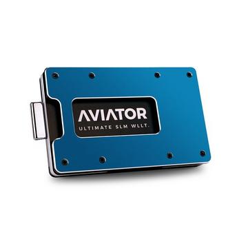 Aviator Smart Wallet Slide, Galactic Blau mit AirTag Clip