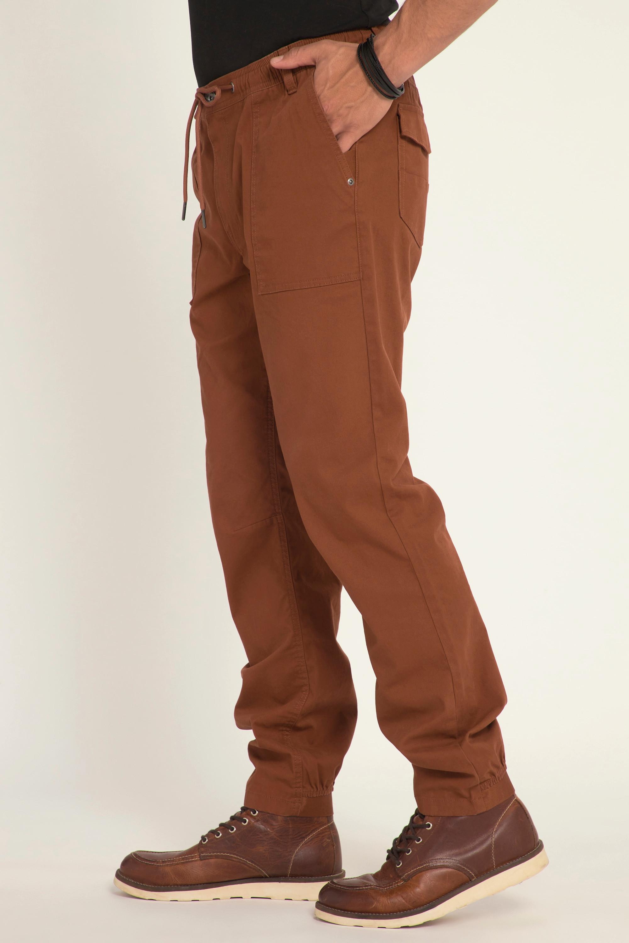 JP1880  Pantaloni in twill dal taglio moderno con FLEXNAMIC® e tasche grandi, fino alla tg. 8XL 