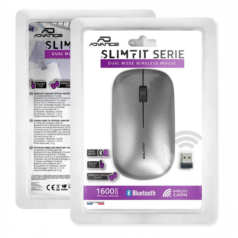 Advance  Mouse wireless Advance SlimFit 