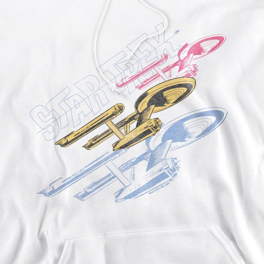 Star Trek Tri Enterprise Felpa con cappuccio  