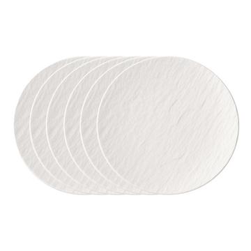 Brotteller 6 Stk Manufacture Rock blanc