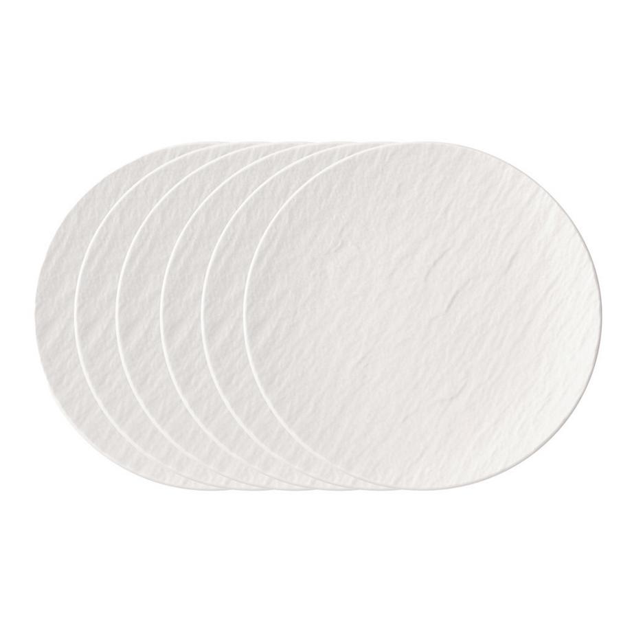 Brotteller 6 Stk Manufacture Rock blanc