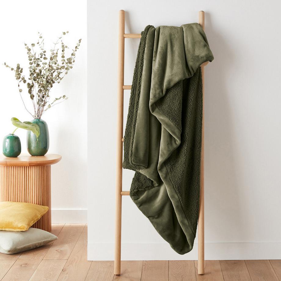 Plaid polaire et sherpa