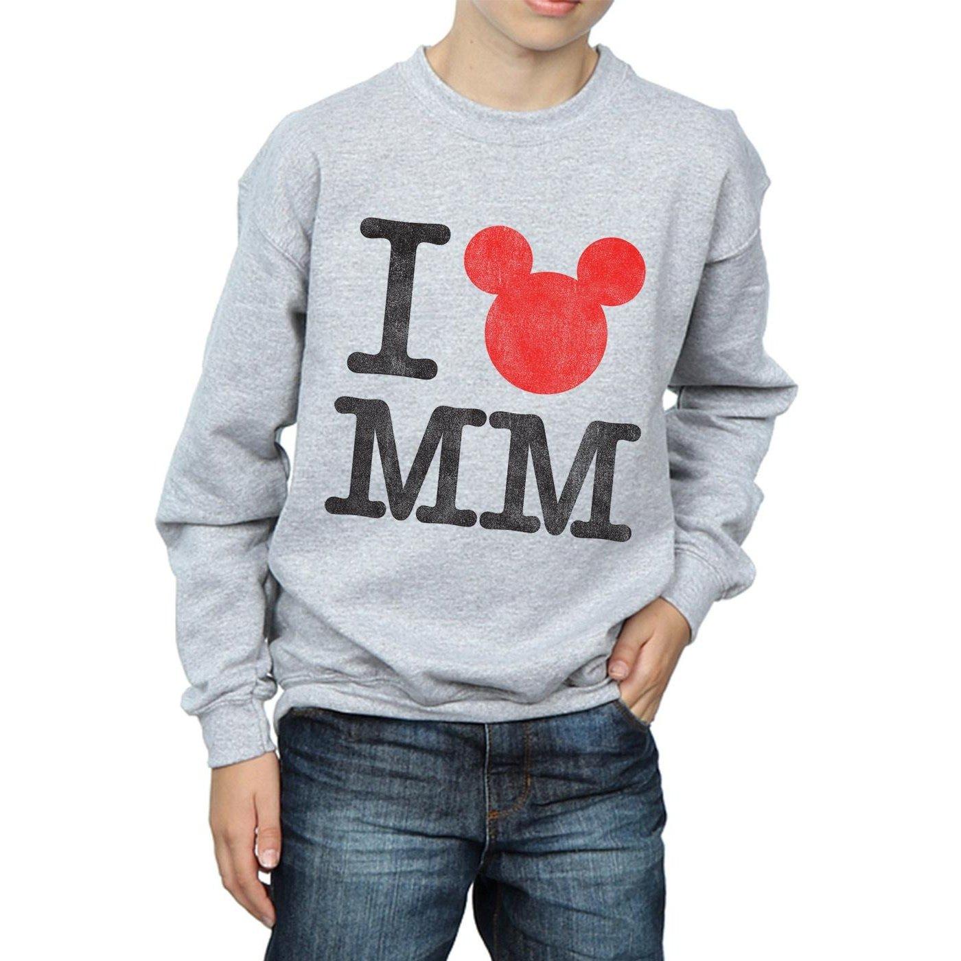 Disney  I Love Mickey Sweatshirt 