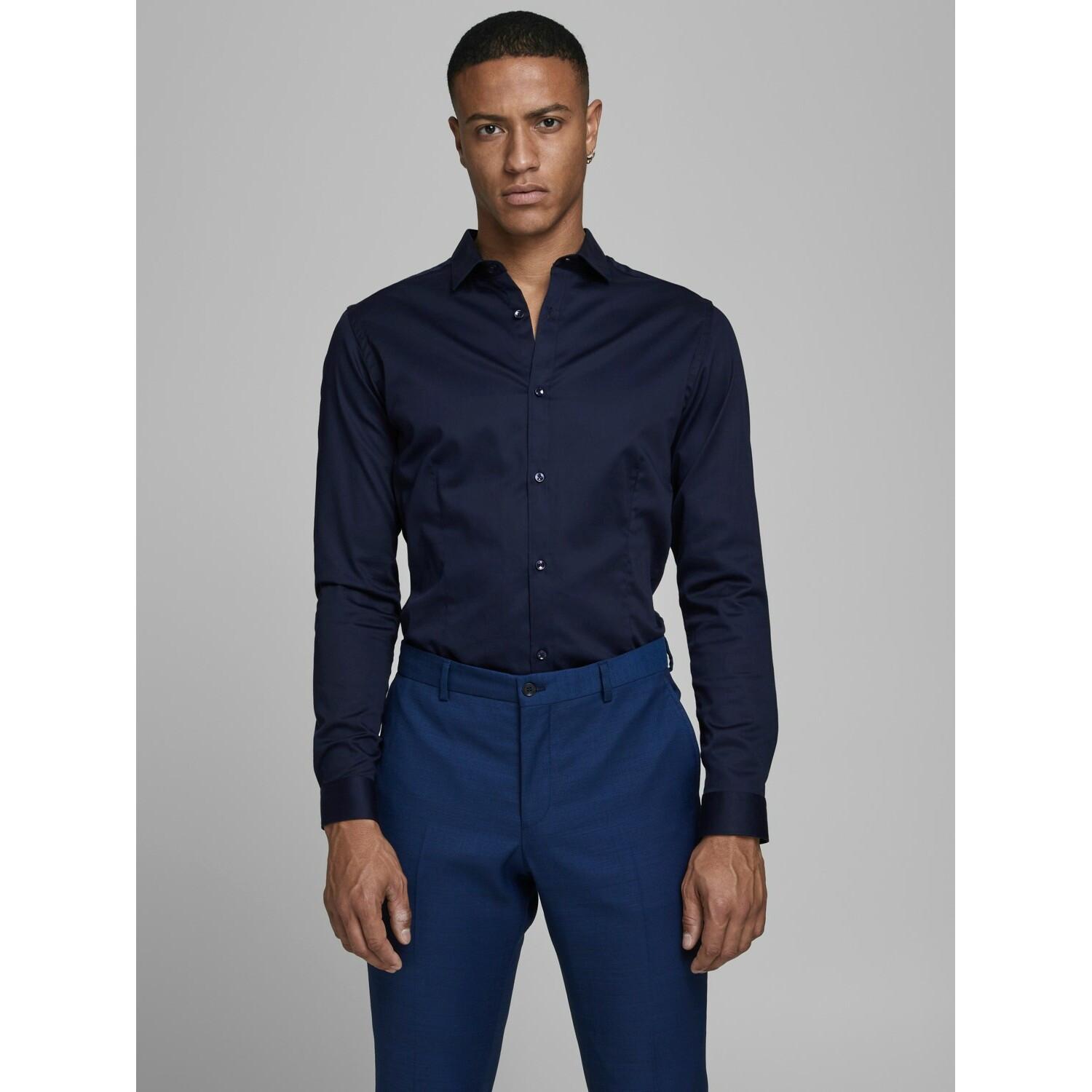 JACK & JONES Parma Super Slim Langarmhemd  