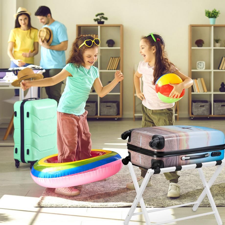 Northix  Banc à bagages en bois 