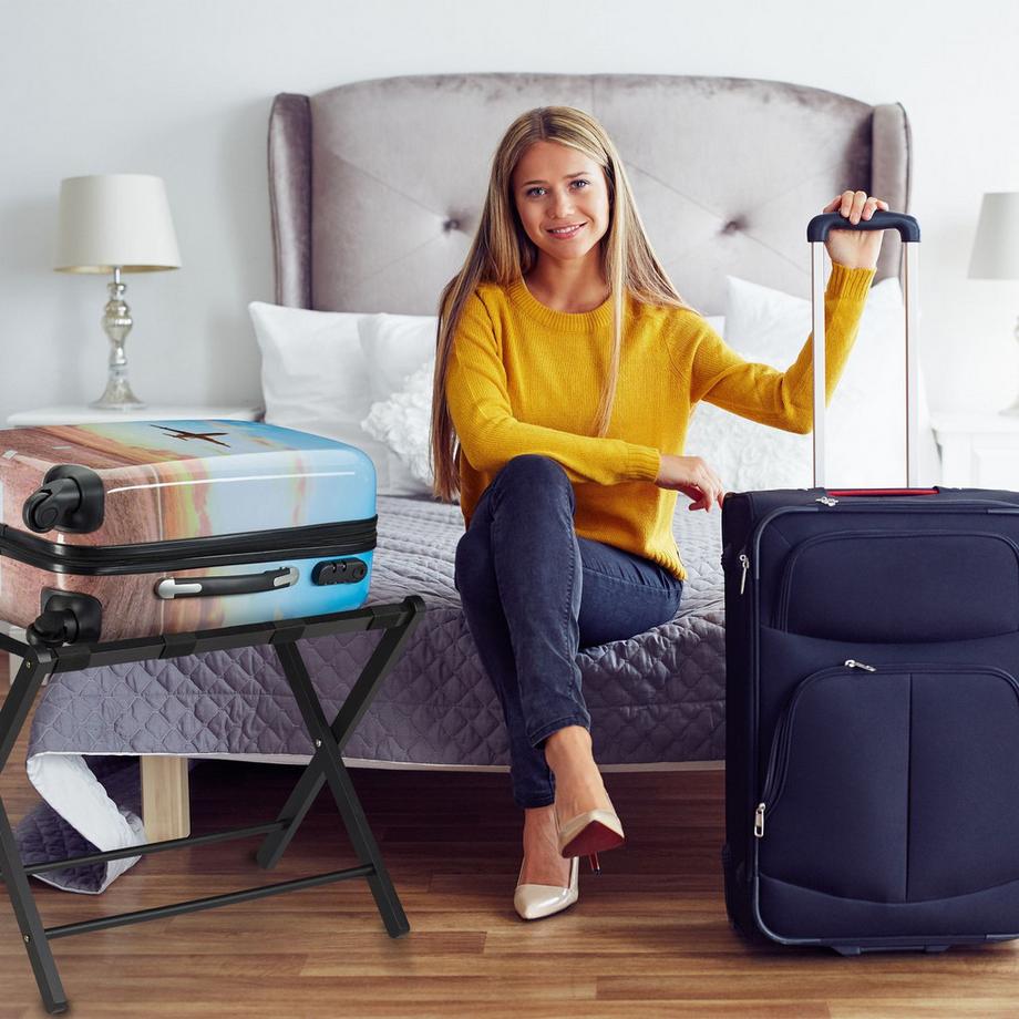 Northix  Banc à bagages en bois 