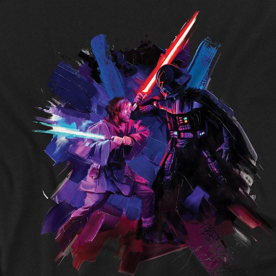 STAR WARS Star Wars Obi-Wan vs Darth Vader Langarm-T-Shirt  