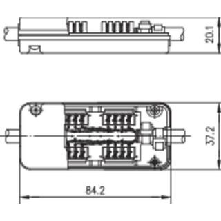 Telegärtner  Scatola di giunzione Adatto per (Specifiche di rete (CAT)): CAT 7a 