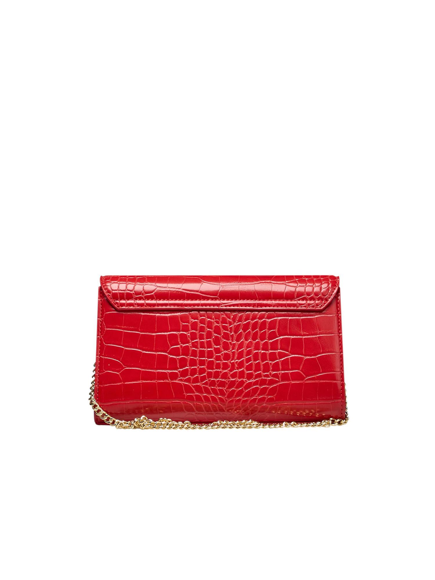 LOVE MOSCHINO Krokoprägung Umhängetasche  