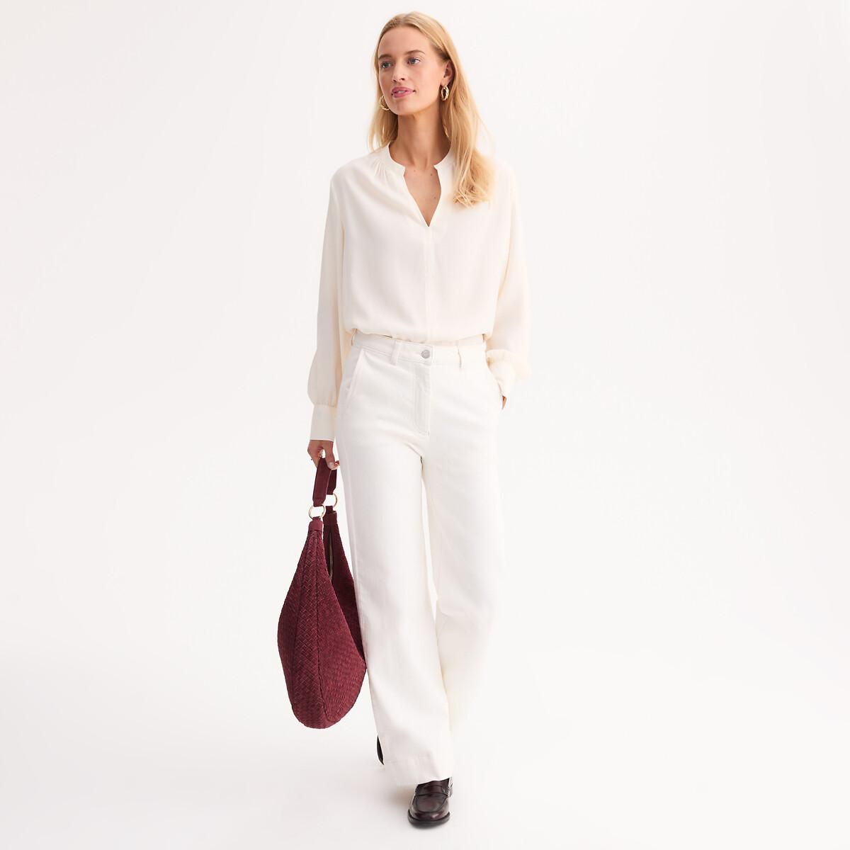 La Redoute Collections Blouse Col V Manches Longues  