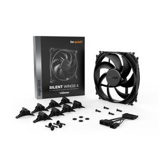 BE QUIET!  ! SILENT WINGS 4 | 140mm Boitier PC Ventilateur 14 cm Noir 1 pièce(s) 